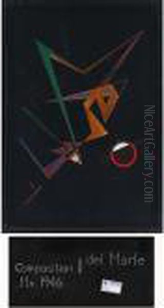 Composition I Oil Painting by Felix Aime Del Marle