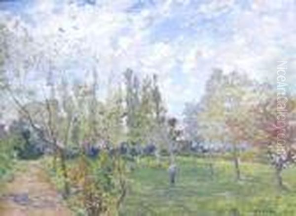 Amongst The Trees Oil Painting by Eugene Delacroix