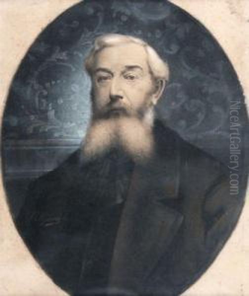 Portrait De Vittorio Dellepiane. Oil Painting by David Dellepiane