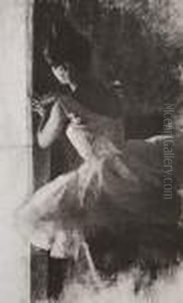 Portfolio Regroupant, Dans Un 
Coffret Toile, 16 Planches En Phototypie Montees Sur Papier Velin. Oil Painting by Robert Demachy