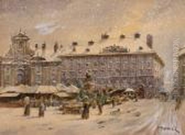 Altes Kriegs-ministerium Oil Painting by Franz Demel