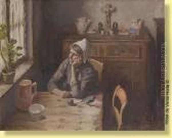 Reverie Oil Painting by Alexandre Denonne