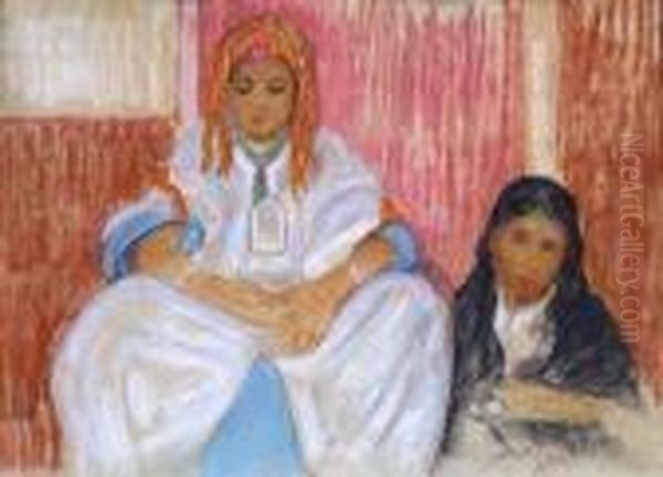 Les Femmes De L'atlas Oil Painting by Leon Detroy