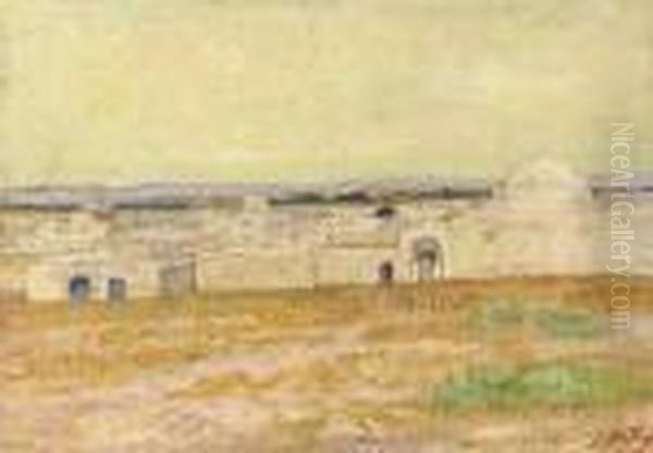 Ville Au Maroc Oil Painting by Leon Detroy