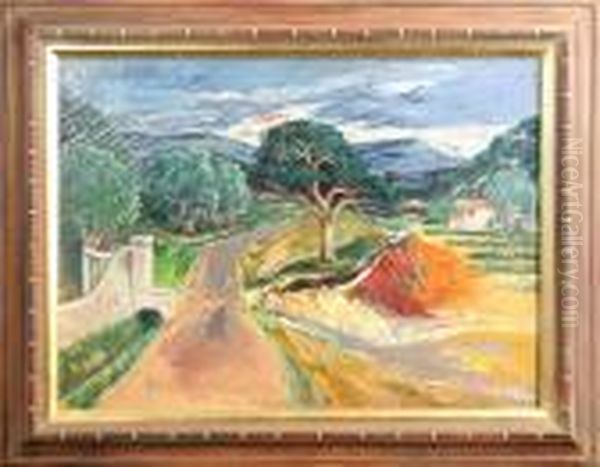 Guldsande Med Tallar Oil Painting by Eric Detthow