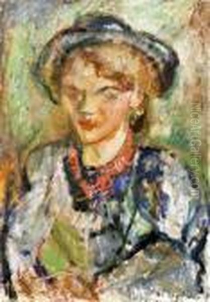 Modok Maria Arckepe Oil Painting by Rudolf Diener-Denes