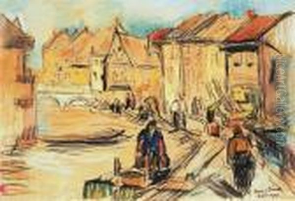 Bretagne Oil Painting by Rudolf Diener-Denes