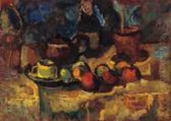 Still Life Oil Painting by Rudolf Diener-Denes