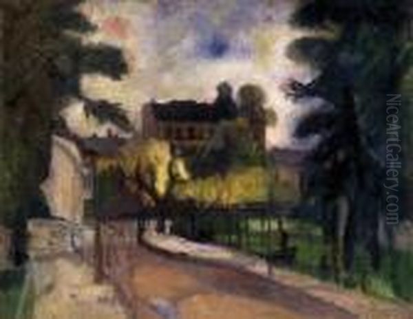 Paris Oil Painting by Rudolf Diener-Denes