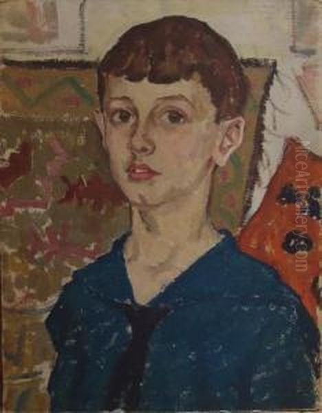 Petre Tonitza Oil Painting by Stefan Dimitrescu