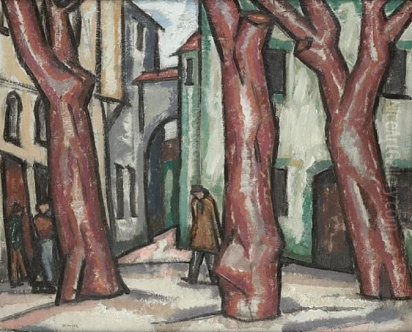 The Square Oil Painting by Jessica Stewart Dismorr