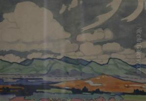 Landscape - Southern France Oil Painting by Jessica Stewart Dismorr