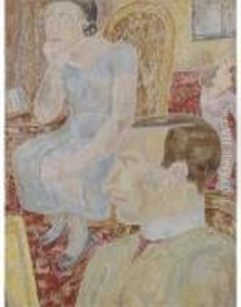 Interior Oil Painting by Jessica Stewart Dismorr