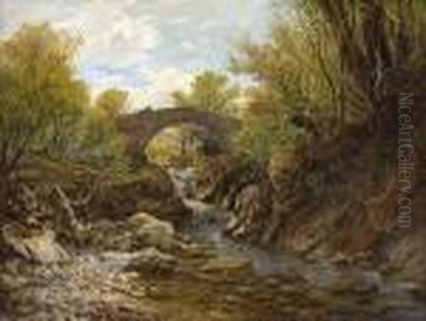 The Young Angler Oil Painting by James Docharty