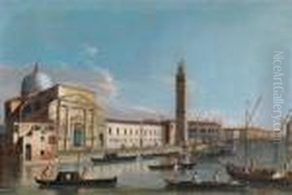 Blick Aufdie Kirche San Pietro 
In Castelli In Venedig; Veduta Di San Pietroin Castelli A Venezia Oil Painting by Apollonio Domenichini