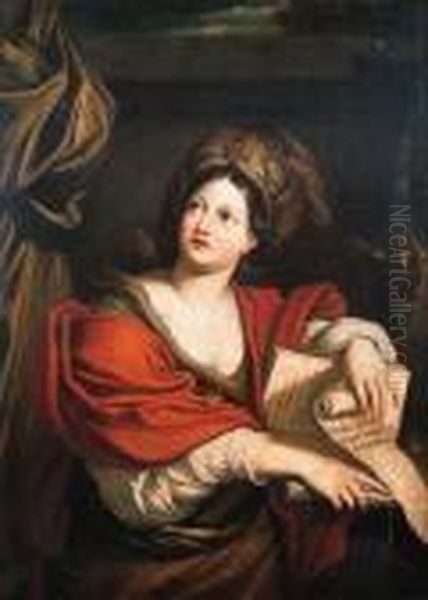 The Cumaean Sibyl Oil Painting by Domenico Zampieri (Domenichino)