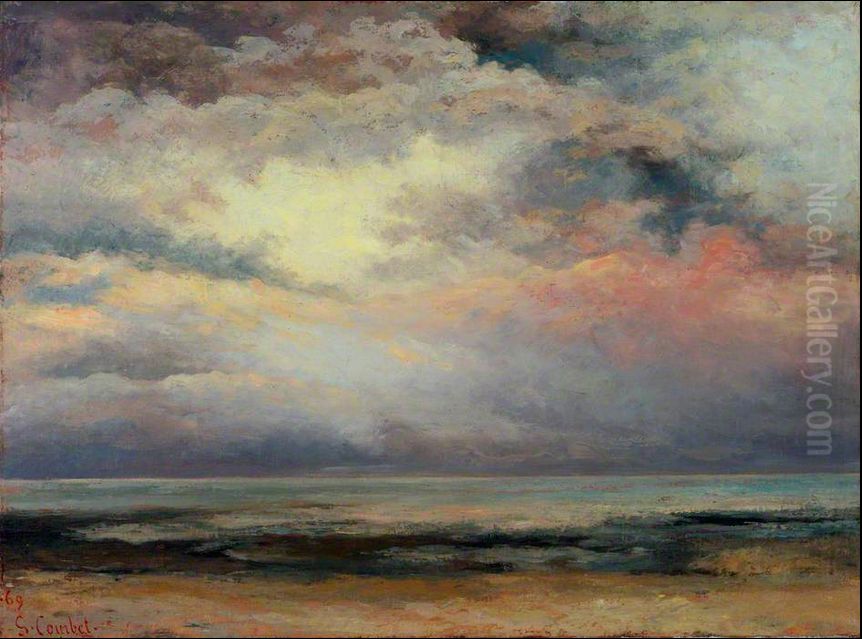 L'Immensite Oil Painting by Gustave Courbet