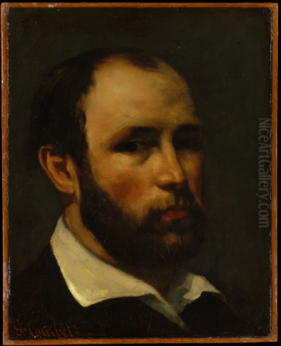 Portrait of a Man Oil Painting by Gustave Courbet