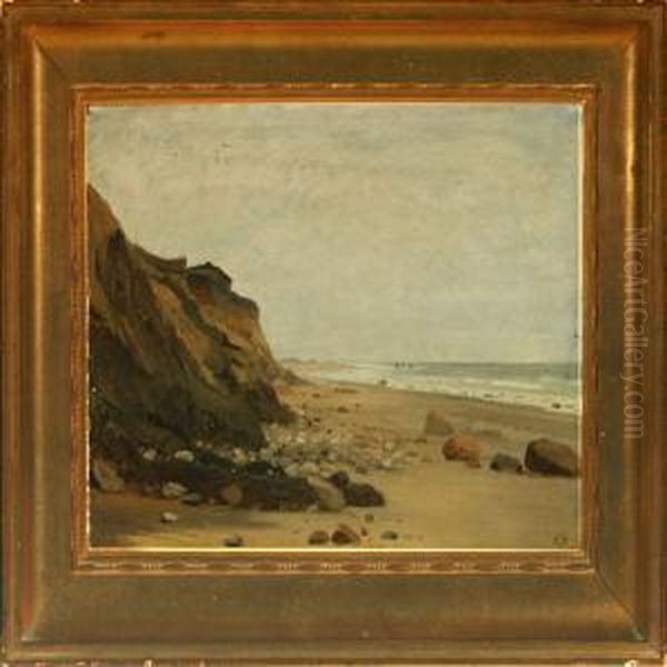 Along The Coast Oil Painting by Anton Laurids Johannes Dorph