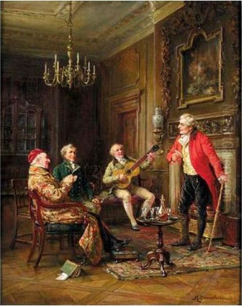 A Good Song Oil Painting by Margaret Dovaston