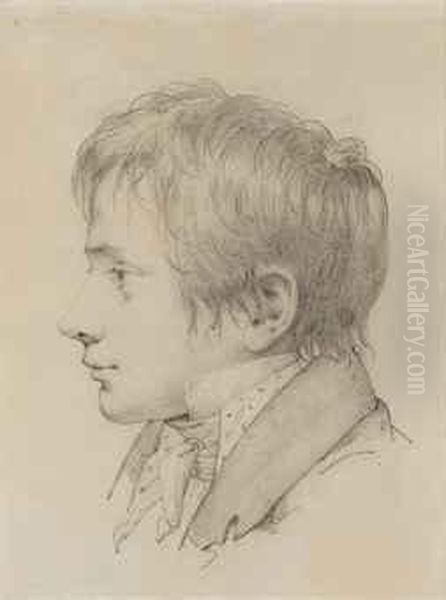 Portrait D'homme En Buste Oil Painting by Martin Drolling