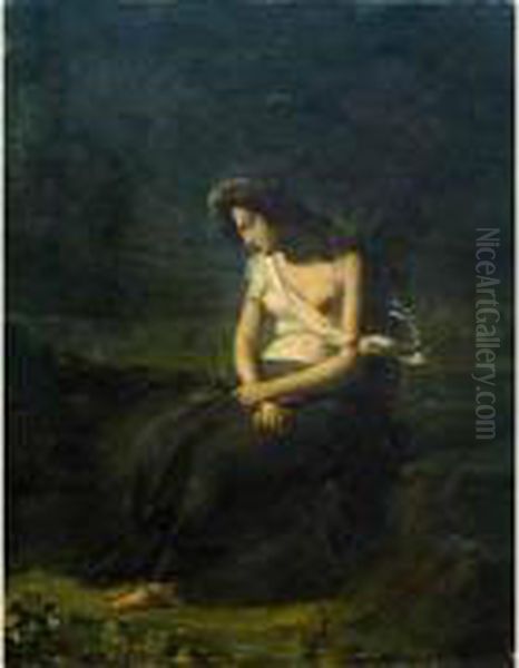 Madeleine Repentante. Oil Painting by Martin Drolling