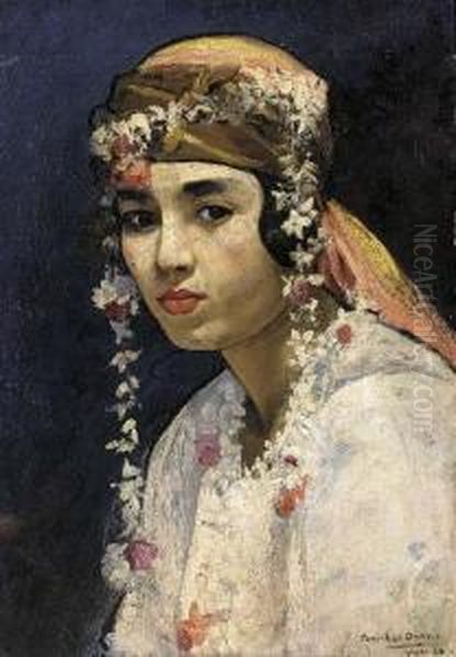 Passing Flirtation Oil Painting by Paul Elie Dubois