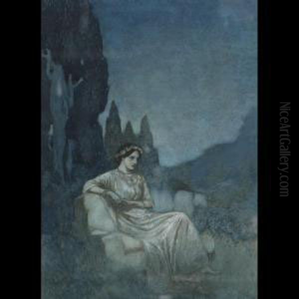The Bride Oil Painting by Edmund Dulac