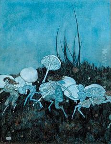 The Tempest Ii Oil Painting by Edmund Dulac