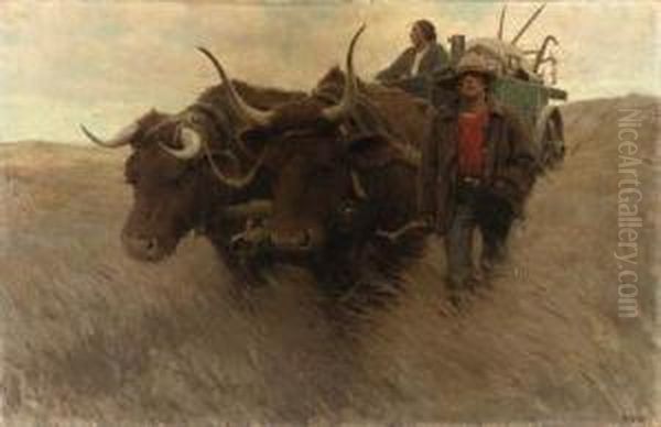 On The Move Oil Painting by Harvey T. Dunn