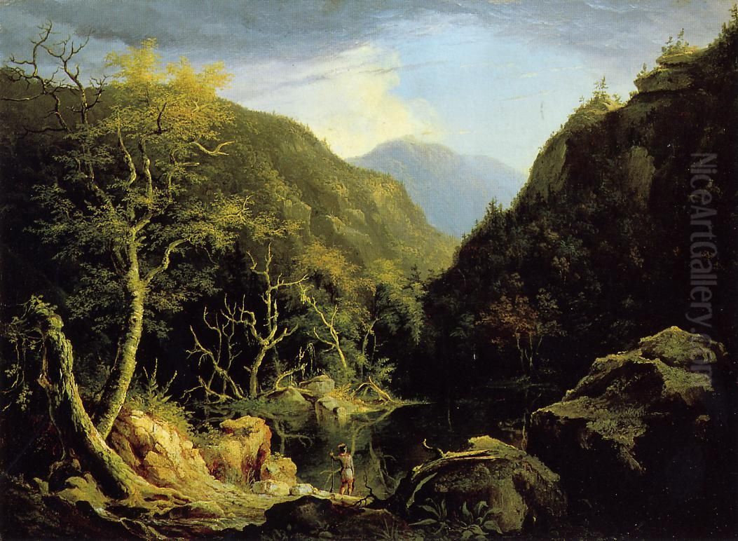 Autumn in the Catskills Oil Painting by Thomas Cole