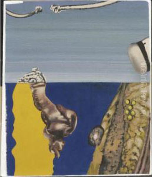 Imaginary Landscape In Sunny Weather Oil Painting by Dyshlenko Yuri