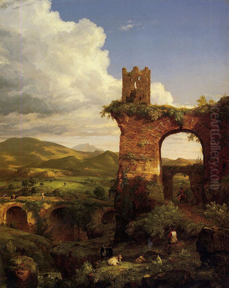 Arch of Nero Oil Painting by Thomas Cole