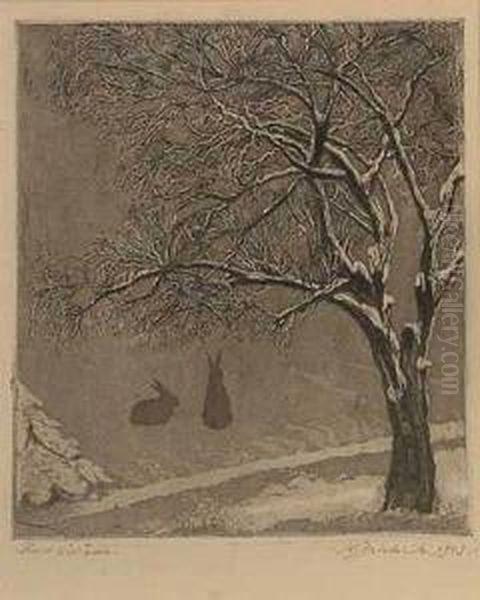 Przed Switem Oil Painting by Kazimierz Dzielinski