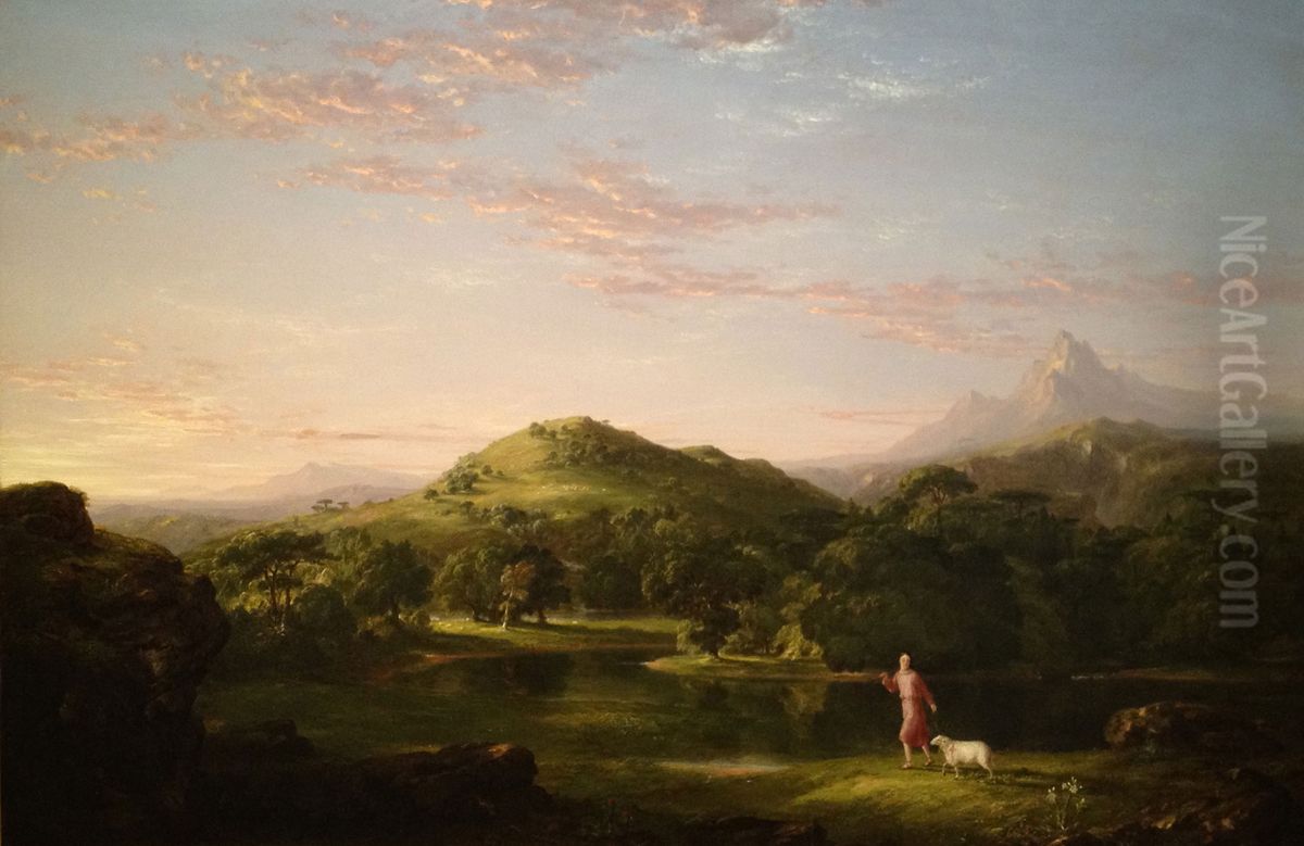The Good Shepherd Oil Painting by Thomas Cole