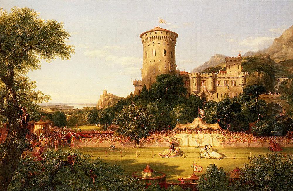 The Past Oil Painting by Thomas Cole