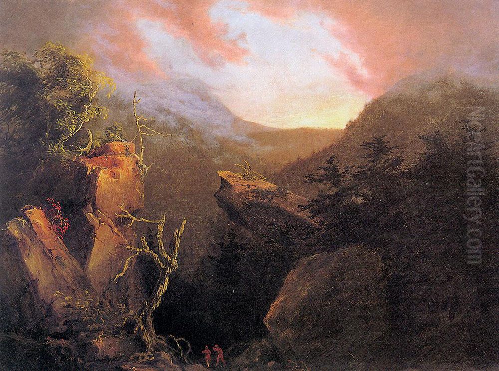 Mountain Sunrise, Catskill Oil Painting by Thomas Cole