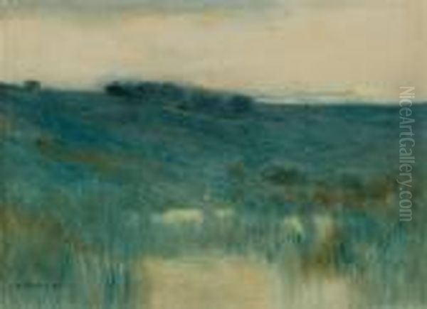 Marsh Reflections 
Summer Day, Thompson, Connecticut 
Rocky Coast, Wiscasset Oil Painting by Charles Warren Eaton