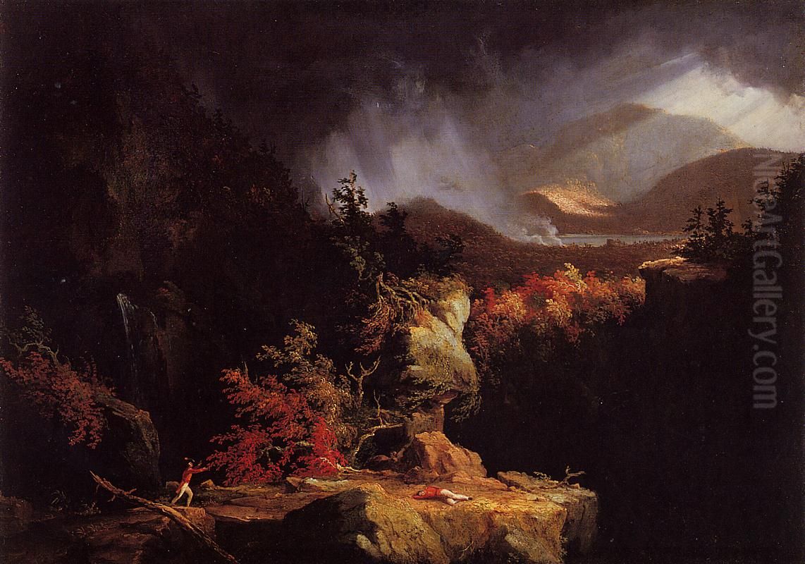 View near Ticonderoga Oil Painting by Thomas Cole