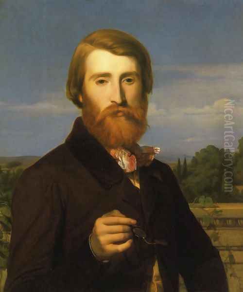 Portrait of Alfred Bruyas Oil Painting by Alexandre Cabanel
