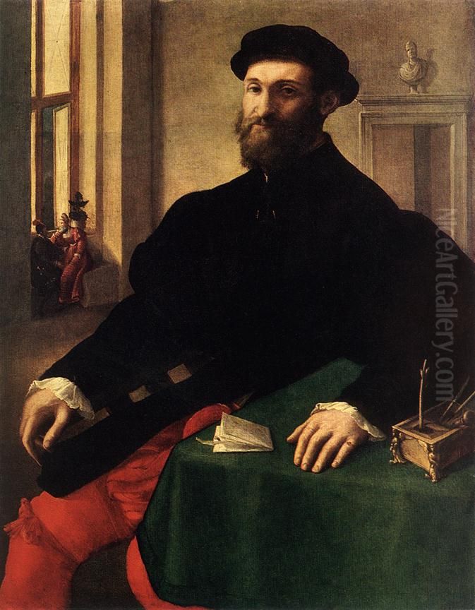 Portrait of a Man Oil Painting by Giulio Campi