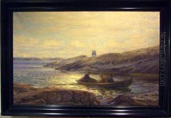 Man I Eka. Oil Painting by Emil Ekman