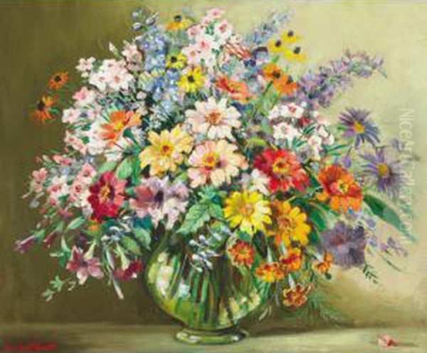 Floral Still Life Oil Painting by Emily Louise Orr Elliott