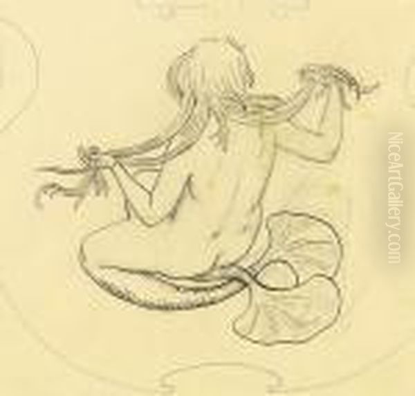 Konvolut: 52 Werke Oil Painting by Josef Engelhart