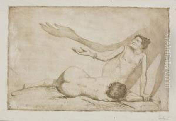 Der Schatten Oil Painting by Georg O. Erler