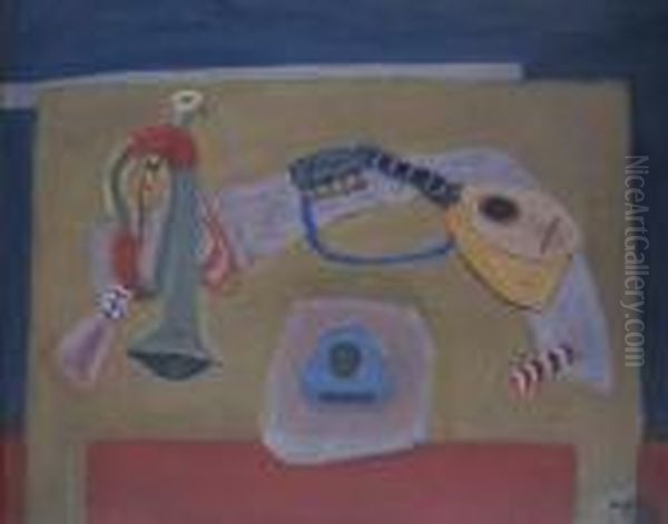 Dynamique Des Couleurs Oil Painting by Alexandra Alexandrov Exter