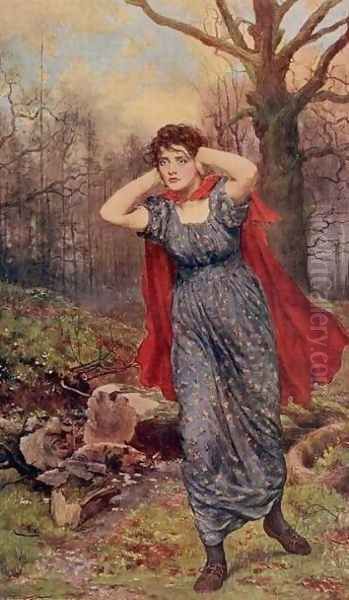 Hetty Sorrell Oil Painting by John Maler Collier