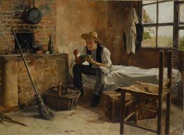 Il Milionario Oil Painting by Antonio Maria Fabres Y Costa