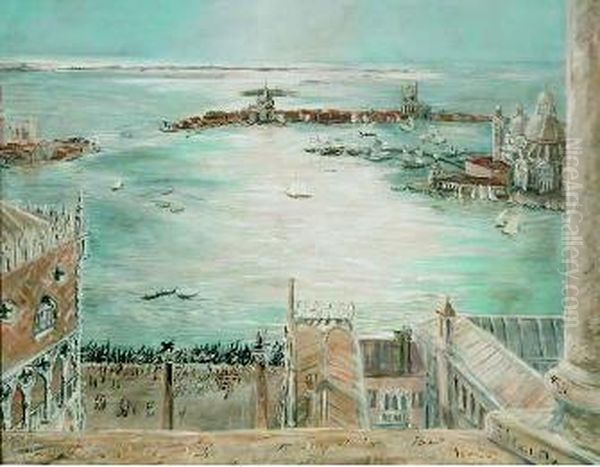 Bacino Di S. Marco Visto Dal 
Campanile Oil Painting by Abel Jules Faivre