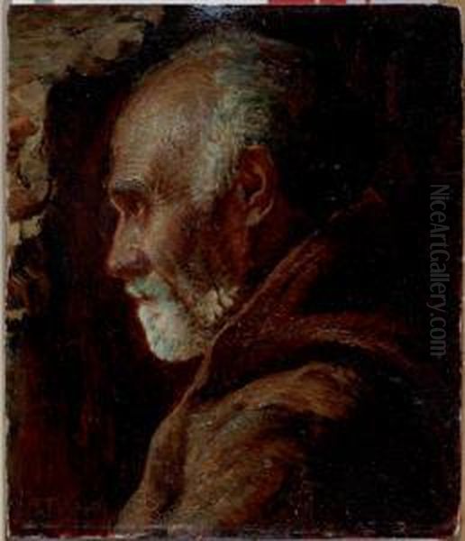 Profilo D'uomo Oil Painting by Alberto Falchetti